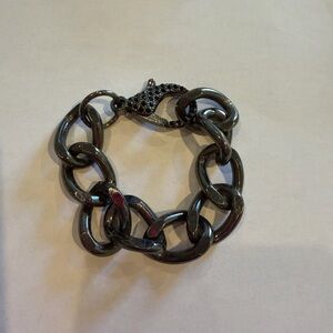 Elegant Black Chain Bracelet